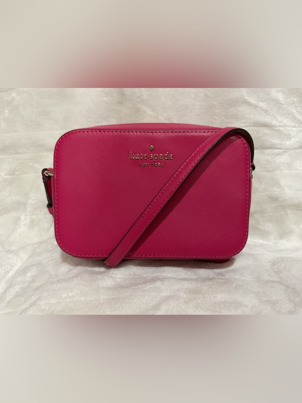 Kate Spade Staci Mini Camera Saffiano Crossbody Bag